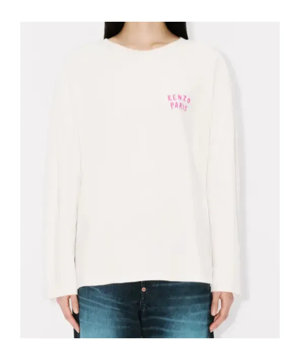 Long Sleeve T-Shirt In Cotton Kenzo Boke Heart