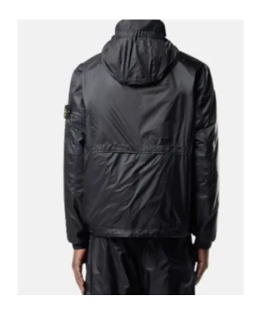 Stone Island Logo Patch Zip-Up Jacket