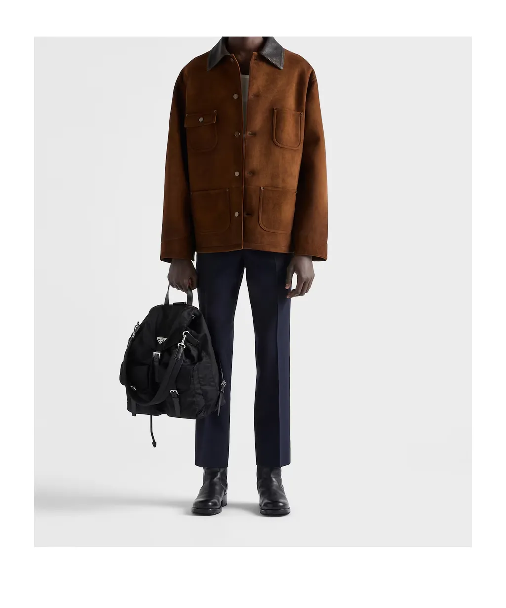 Suede Caban Jacket