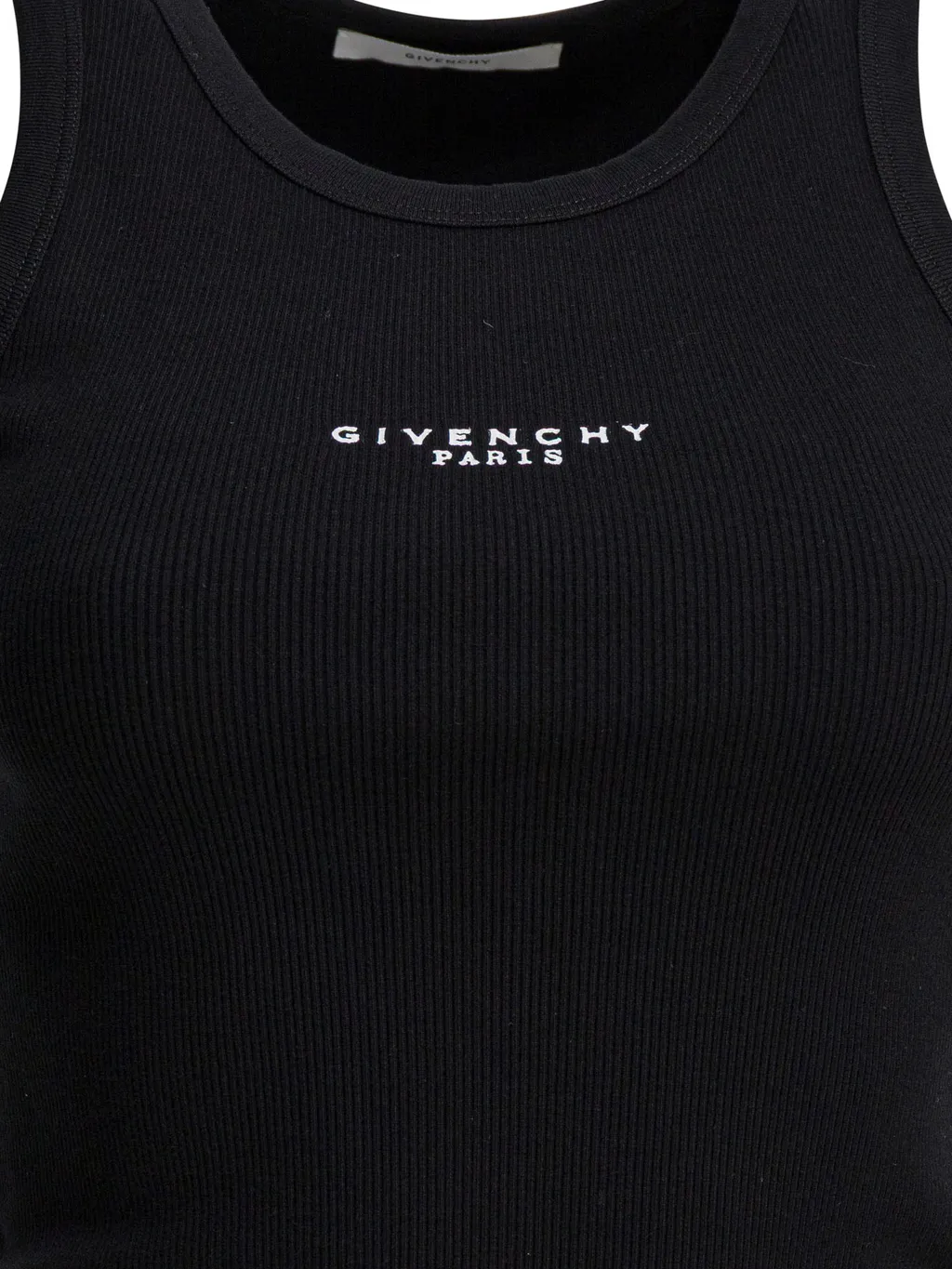 Givenchy Logo Detailed Ribbed Tank Top