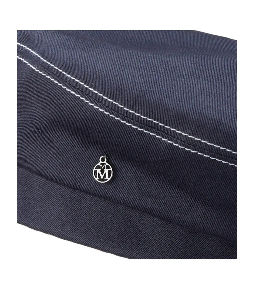 Maison Michel Bow Detailed Logo Charm Hat