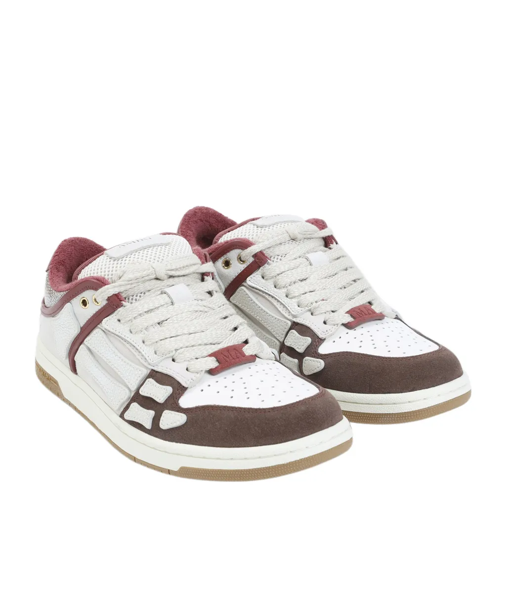 Amiri Round Toe Lace-Up Sneakers