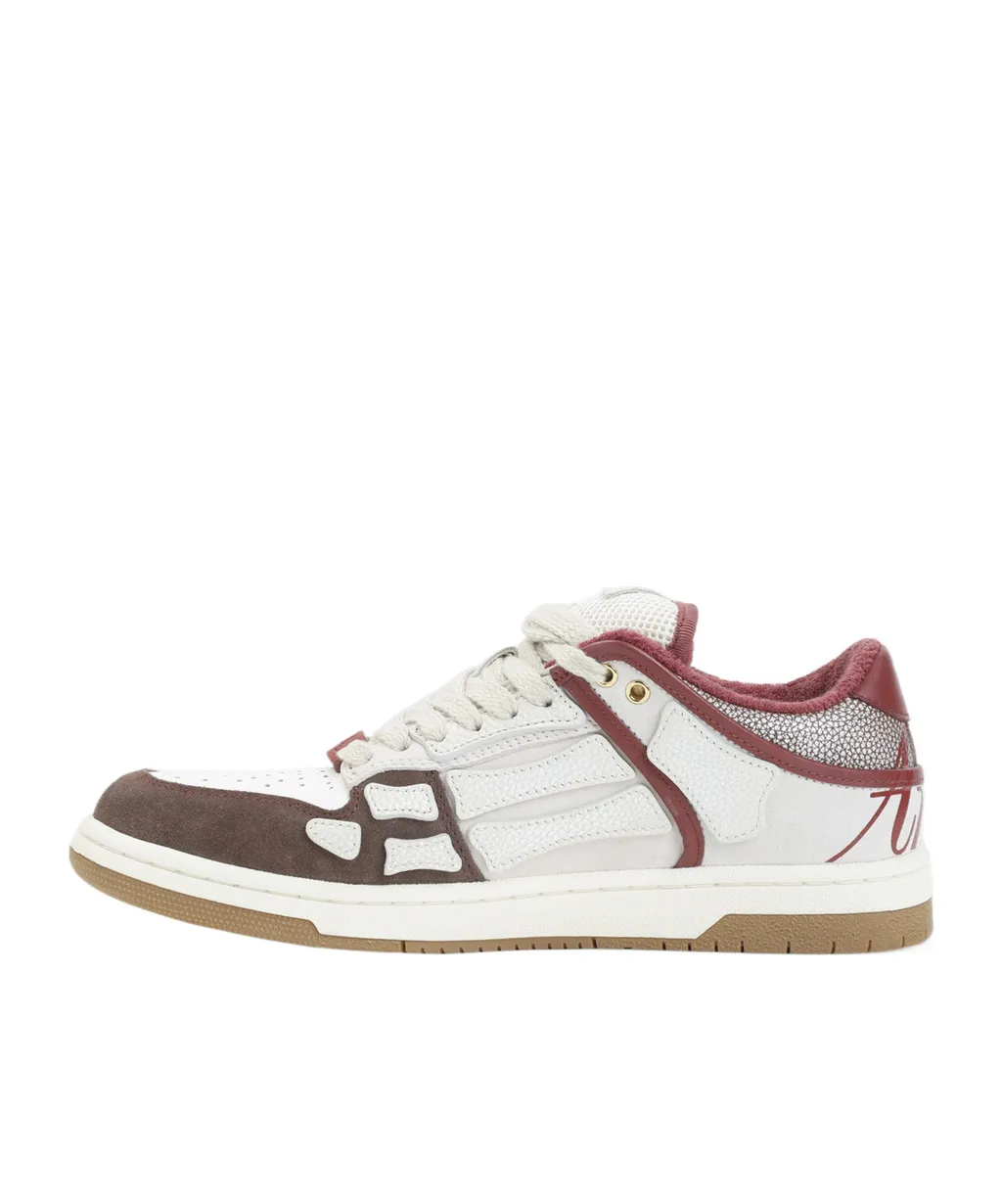 Amiri Round Toe Lace-Up Sneakers