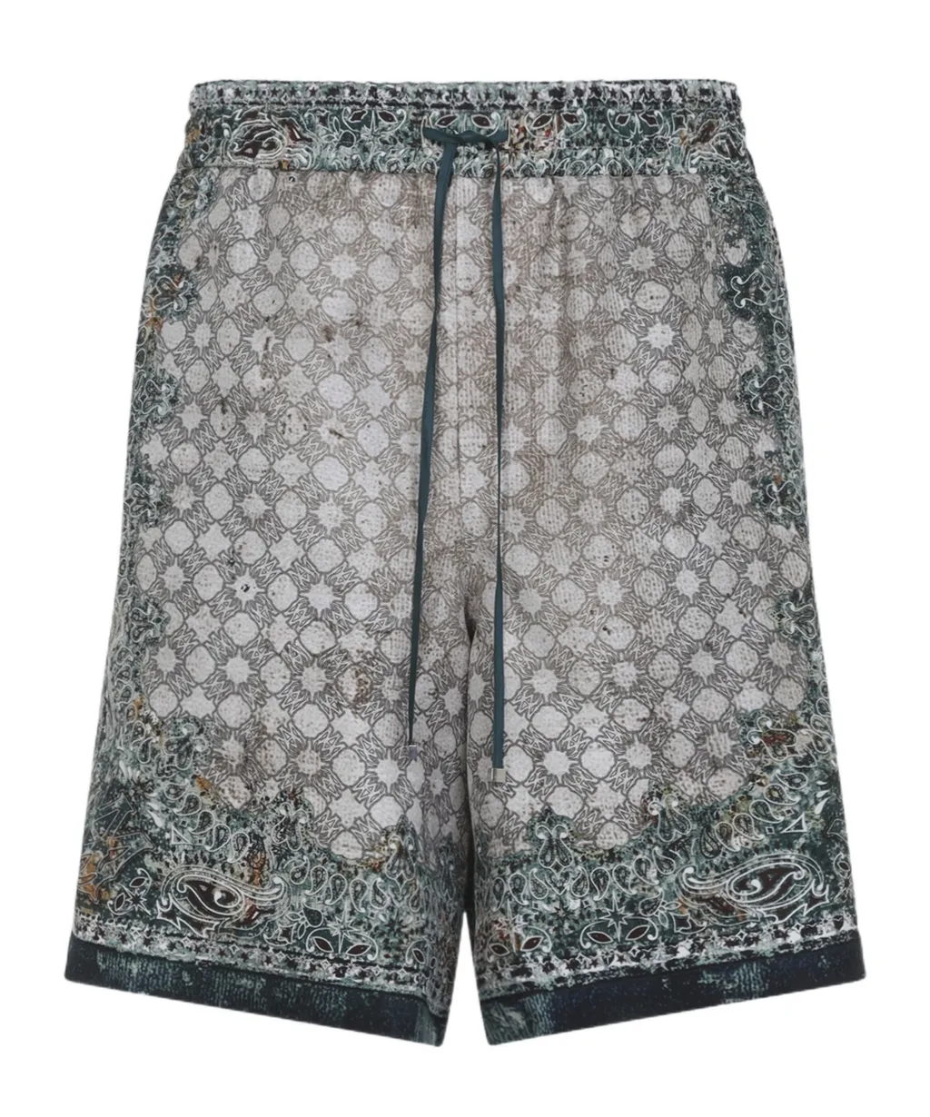 Amiri All-Over Printed Drawstring Shorts