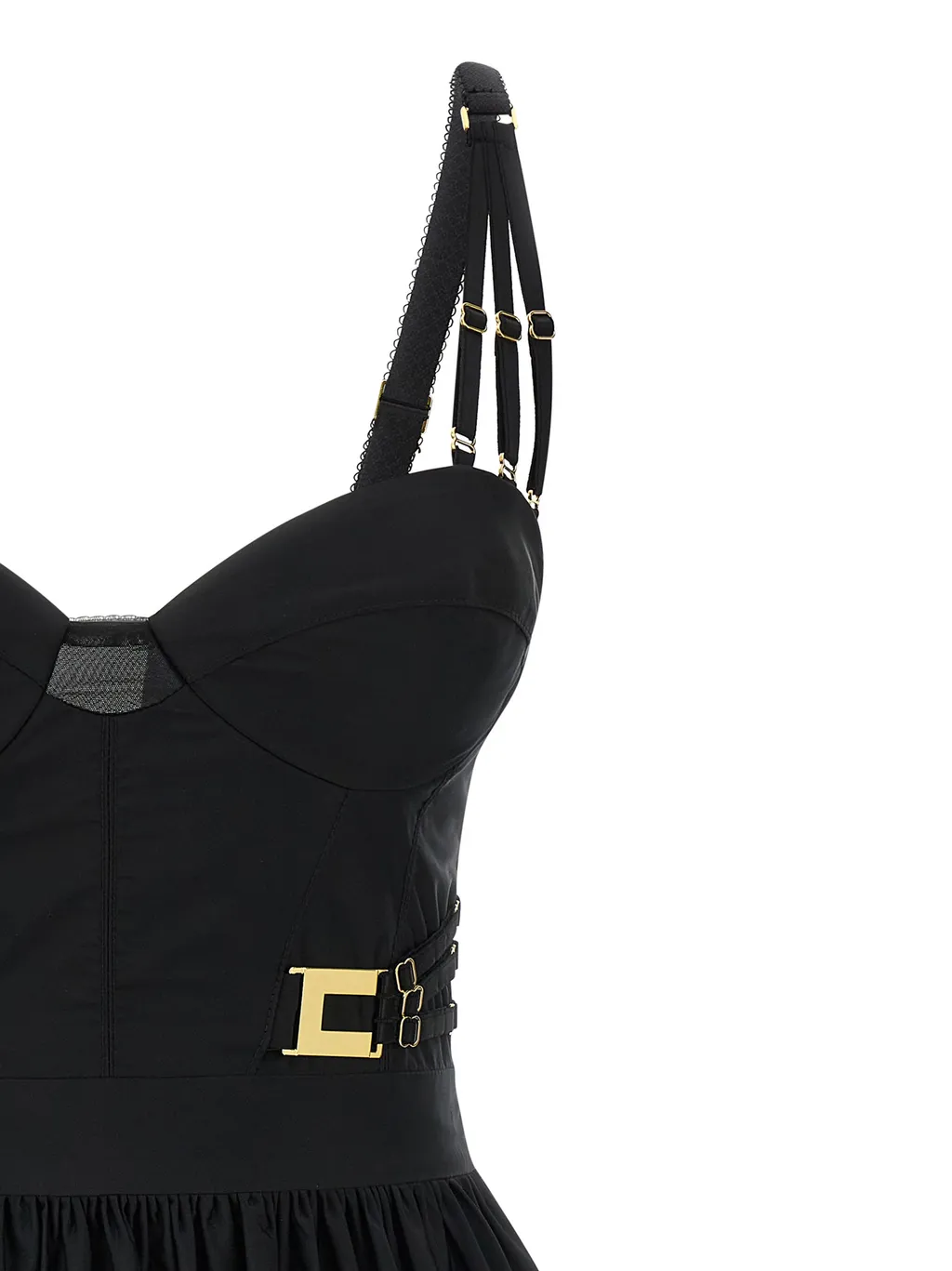 Elisabetta Franchi Corset Mini Dress
