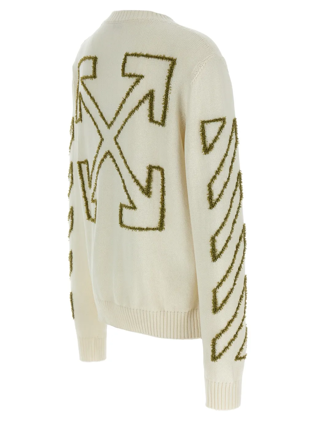 Off-White Diag Outline Crewneck Jumper