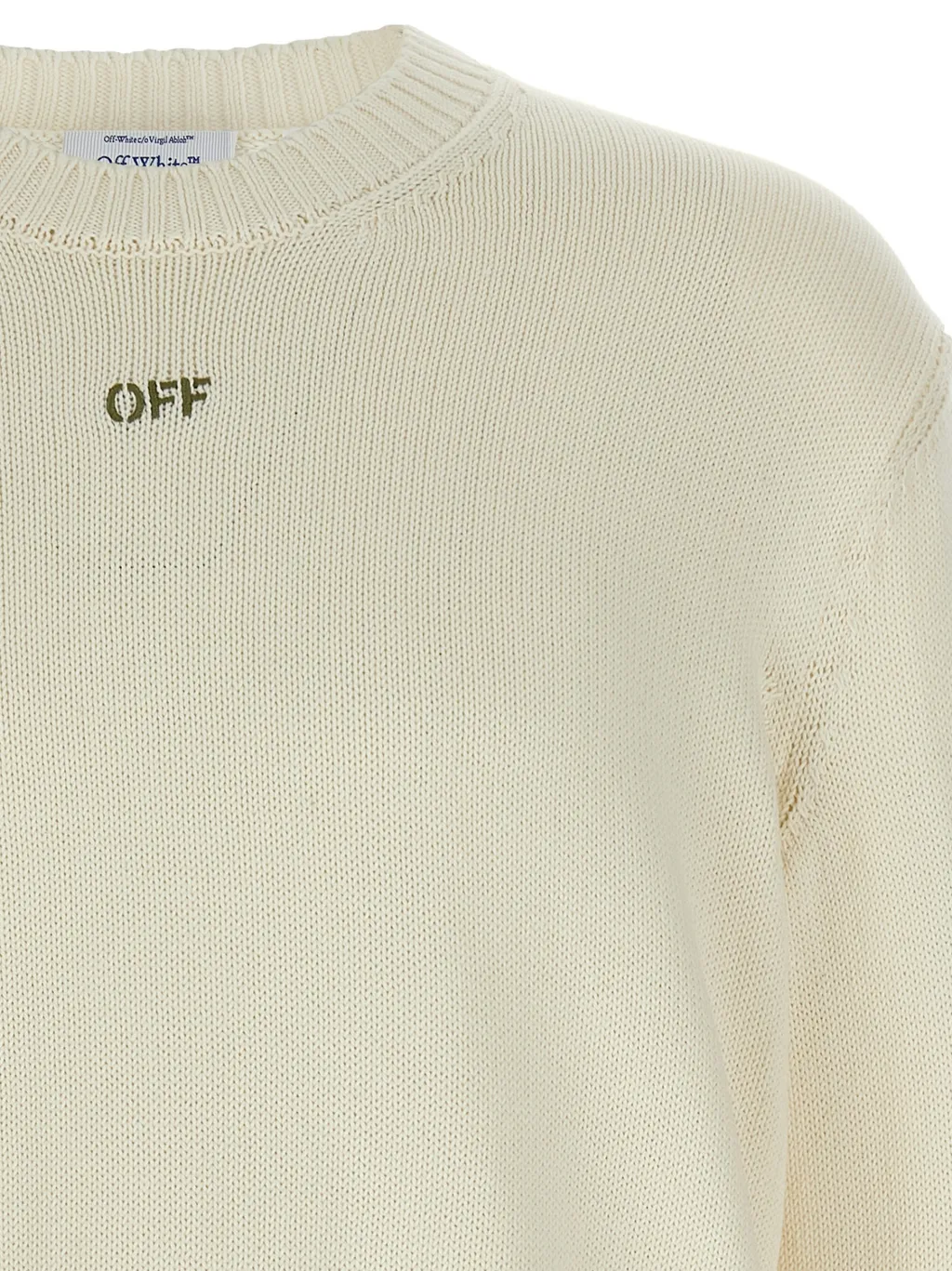 Off-White Diag Outline Crewneck Jumper