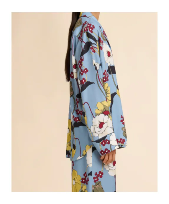 Marni Floral Print Long-Sleeve Shirt