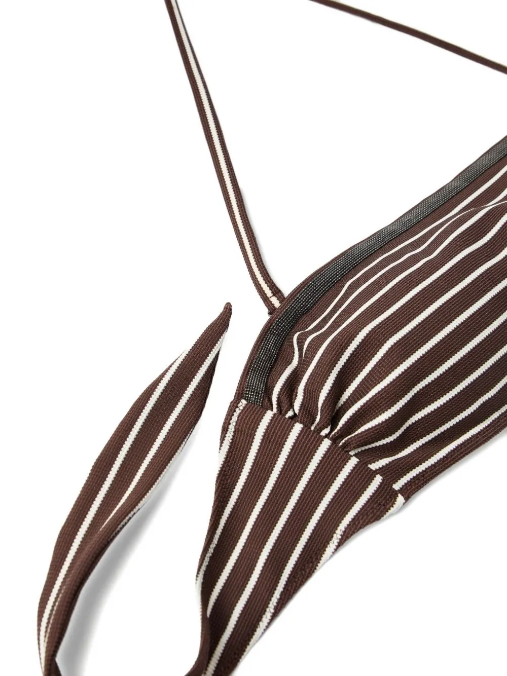 Monili-Detail Bikini Top