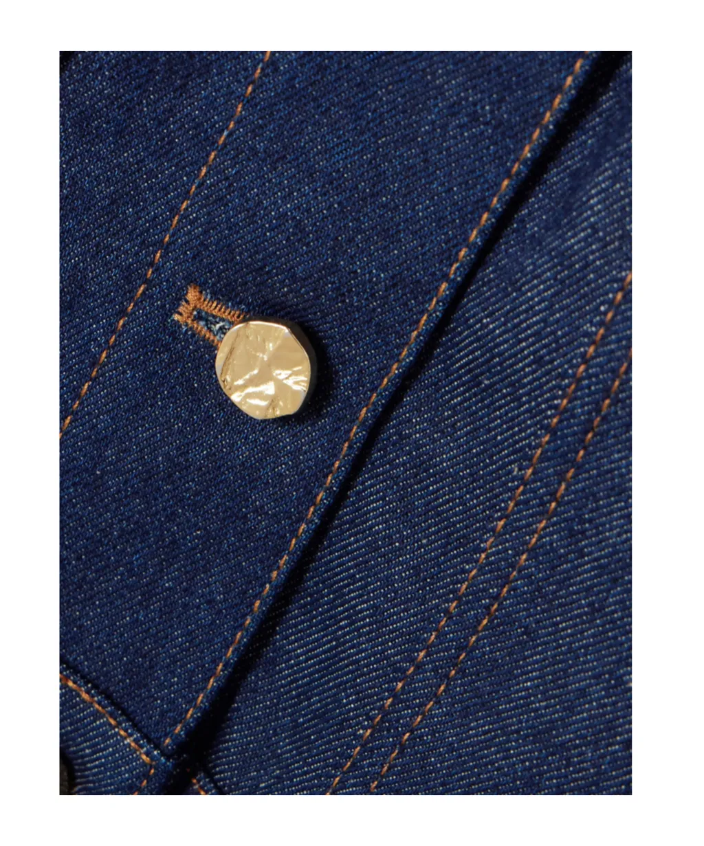Long-Sleeved Denim Jacket