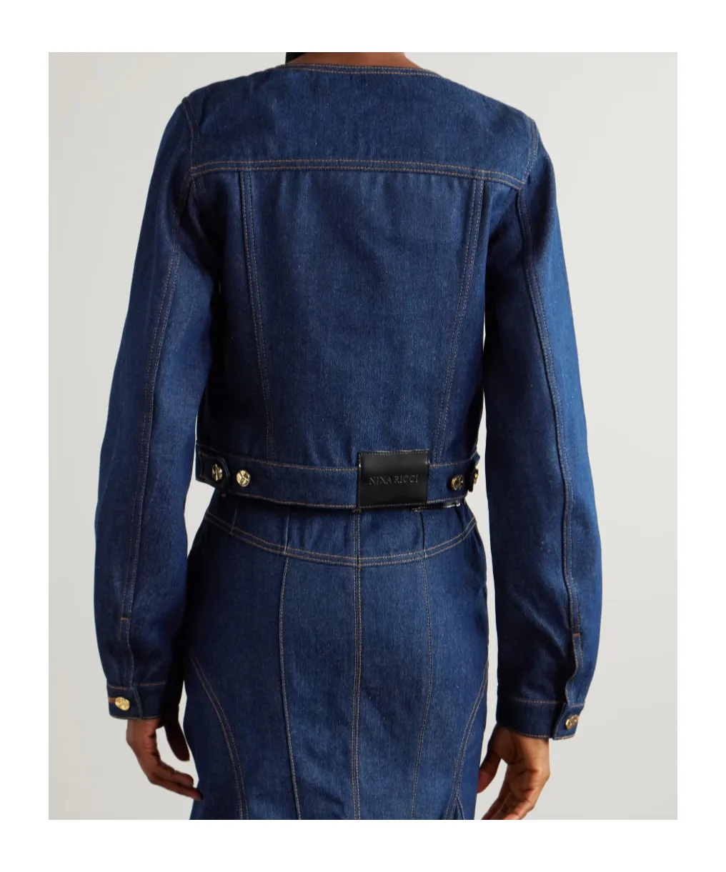 Long-Sleeved Denim Jacket