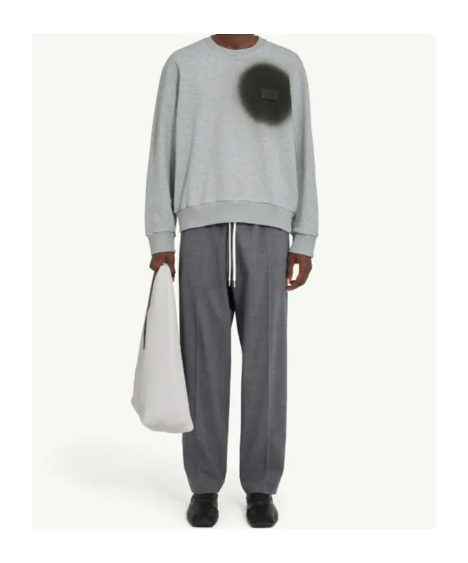 Mm6 Maison Margiela Spray Printed Crewneck Sweatshirt