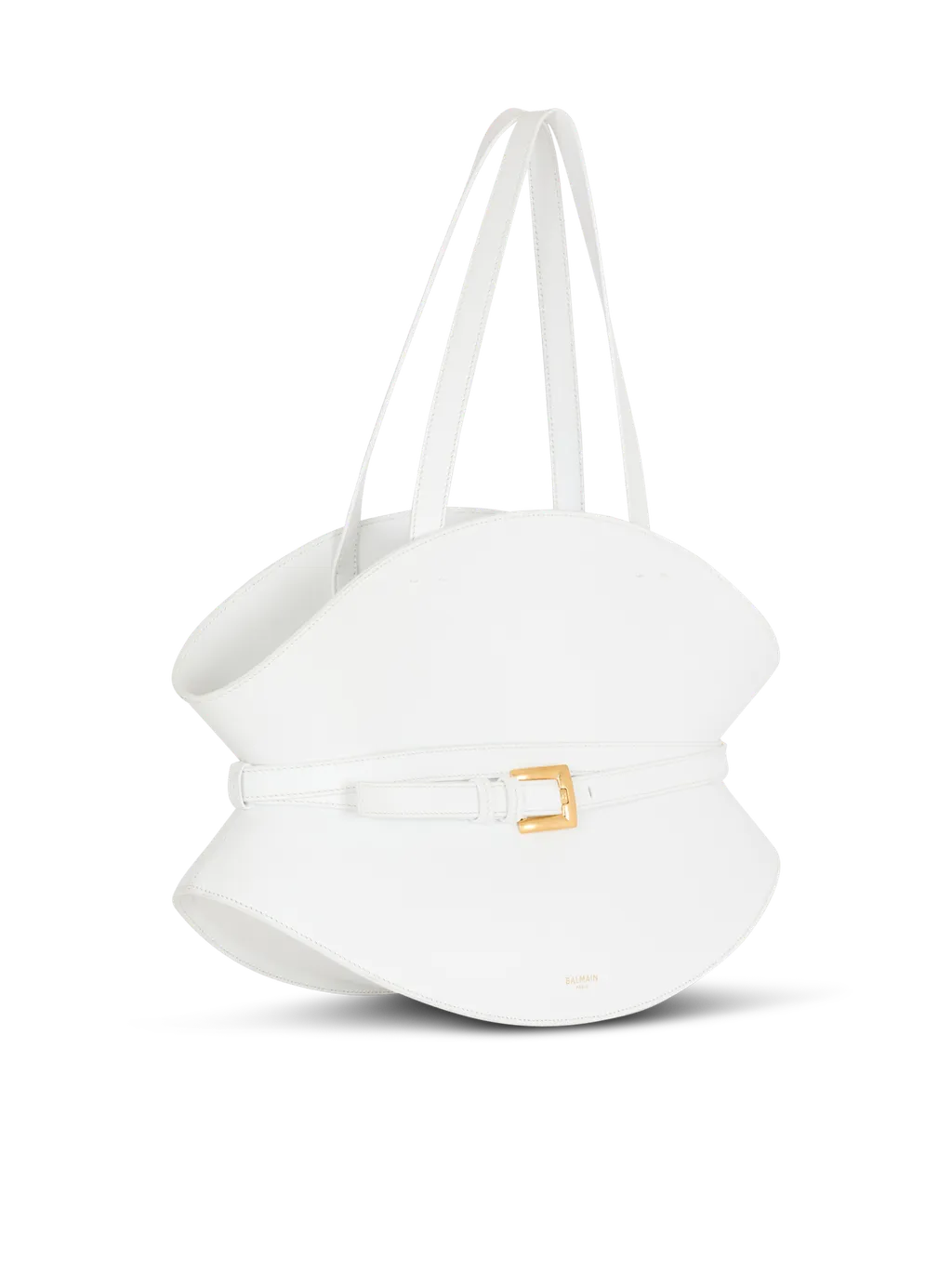 Medium Shuffle Bag In Calfskin Leather