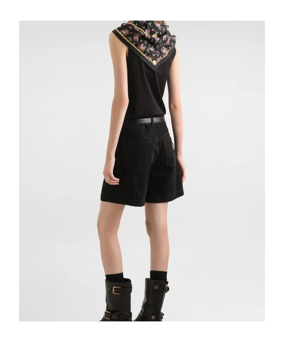 Dolce & Gabbana Detachable Scarf Sleeveless Top