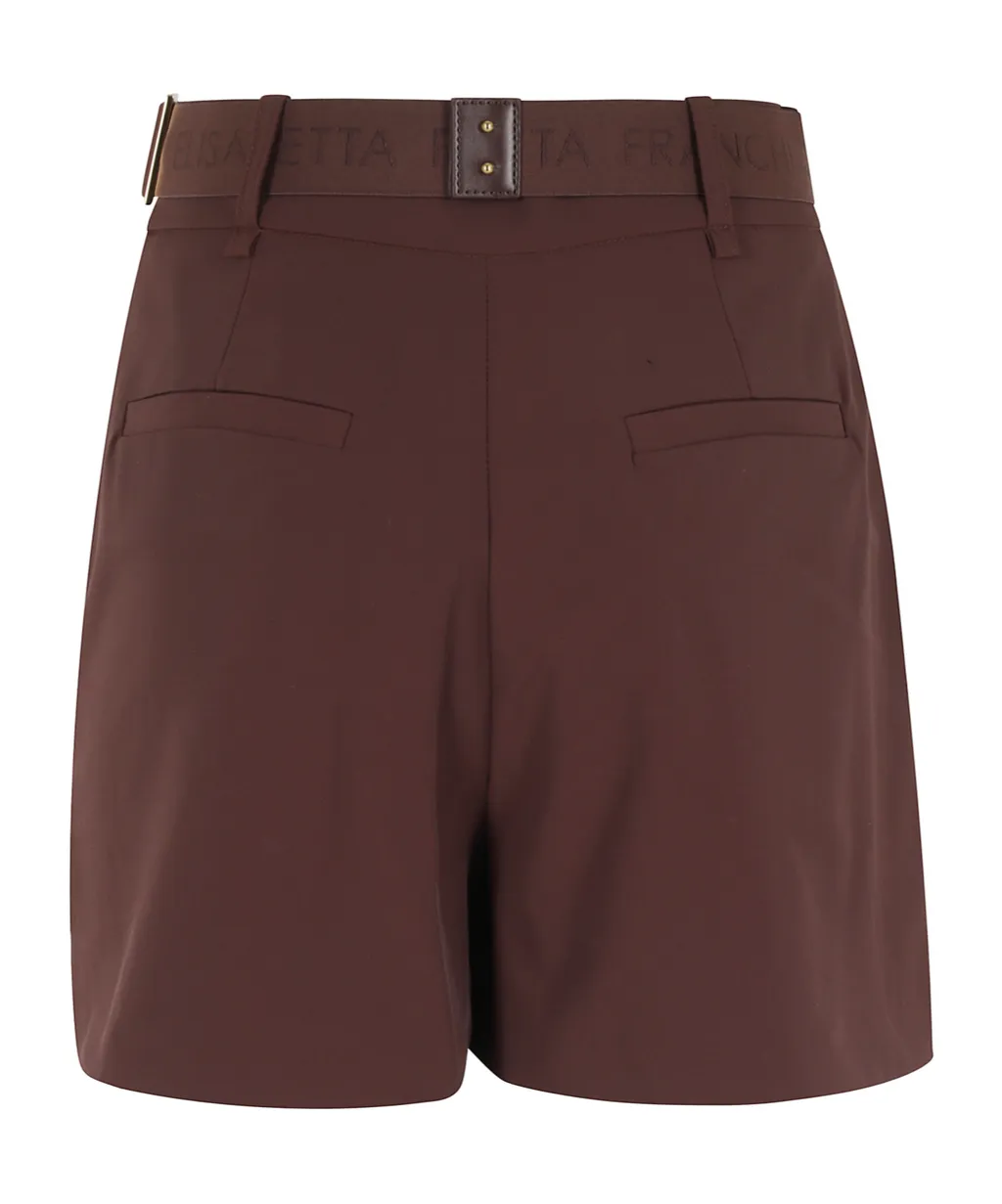 Elisabetta Franchi Belt Shorts