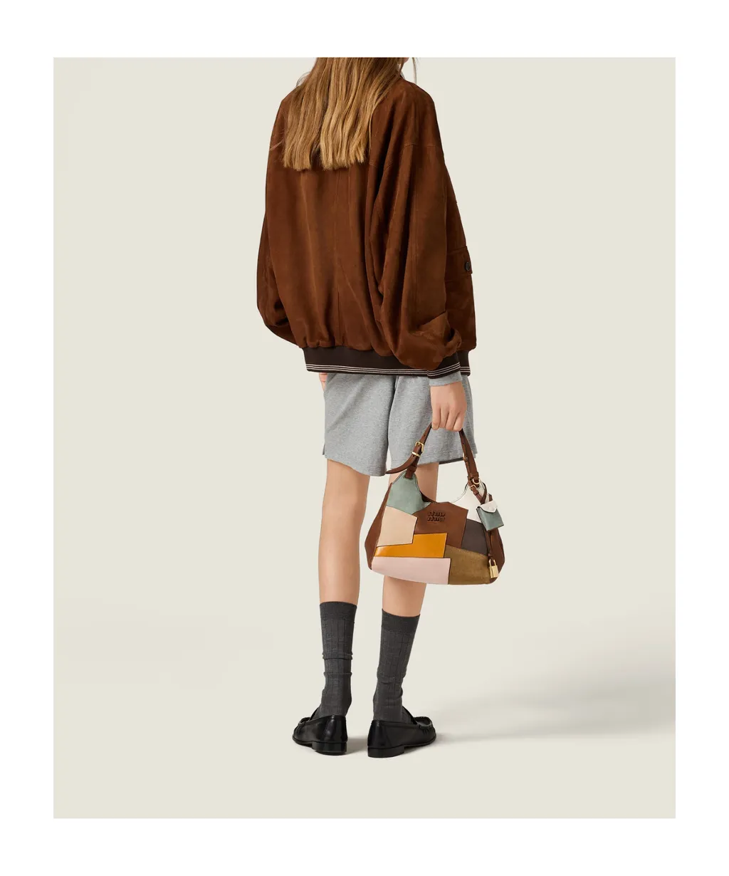 Suede Blouson Jacket