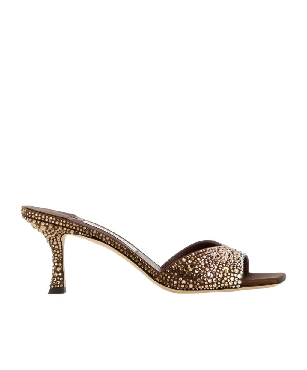 Jimmy Choo Skye 70 Embellished Mules