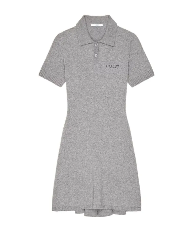 Polo Dress In Wool And Cashmere