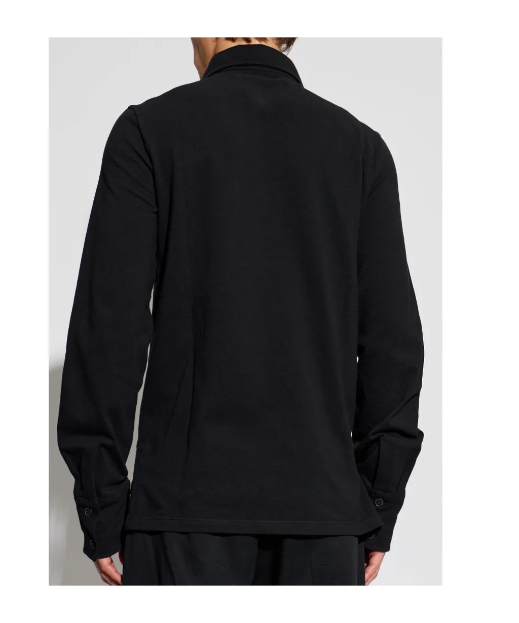 Long-Sleeved Polo Shirt