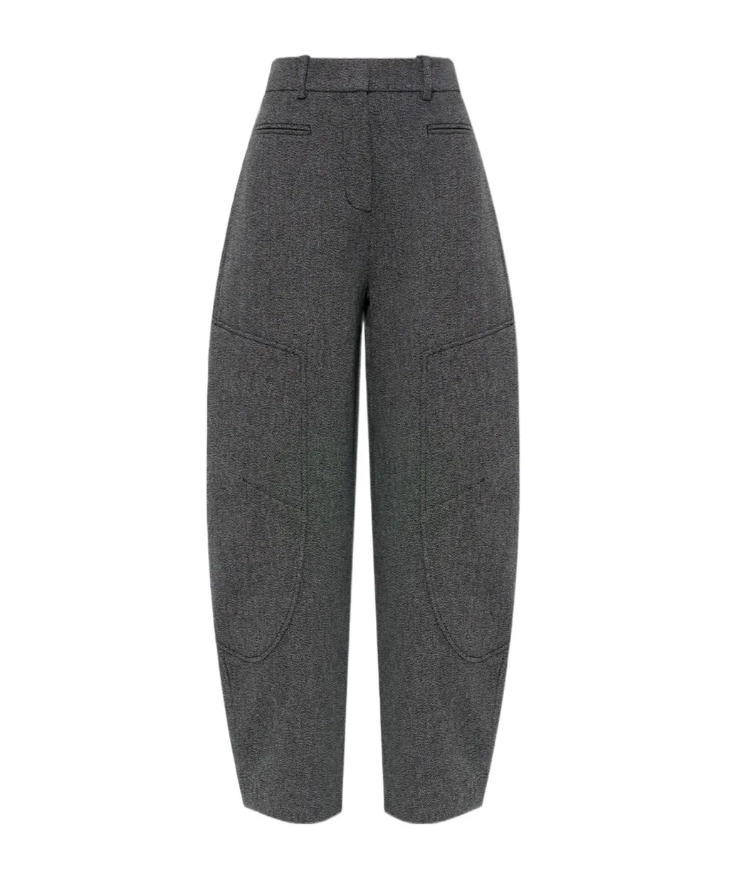 Casual Trousers With Belt Loops