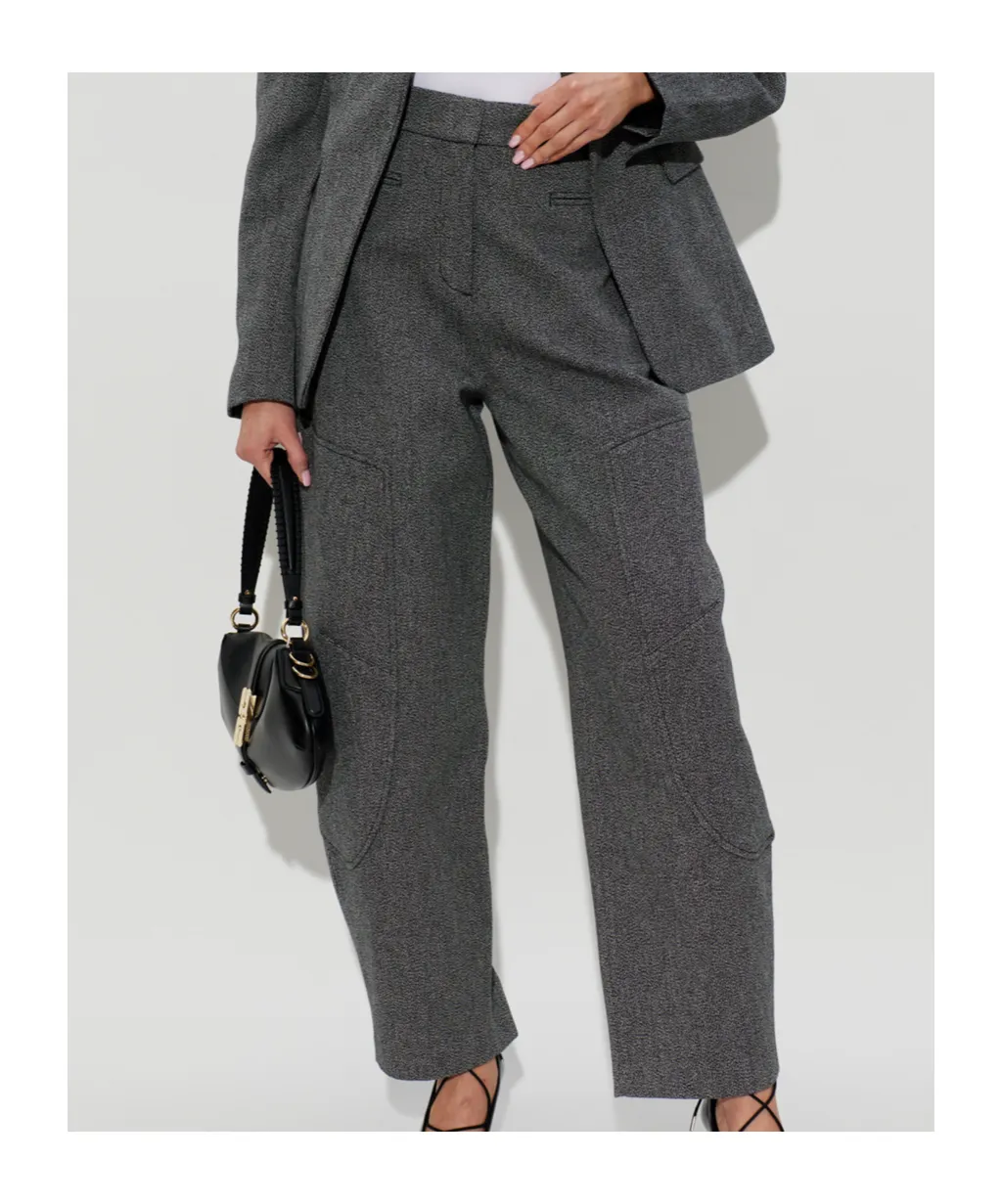 Casual Trousers With Belt Loops