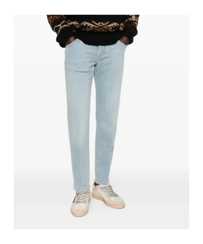 Cropped Slim Fit Jeans