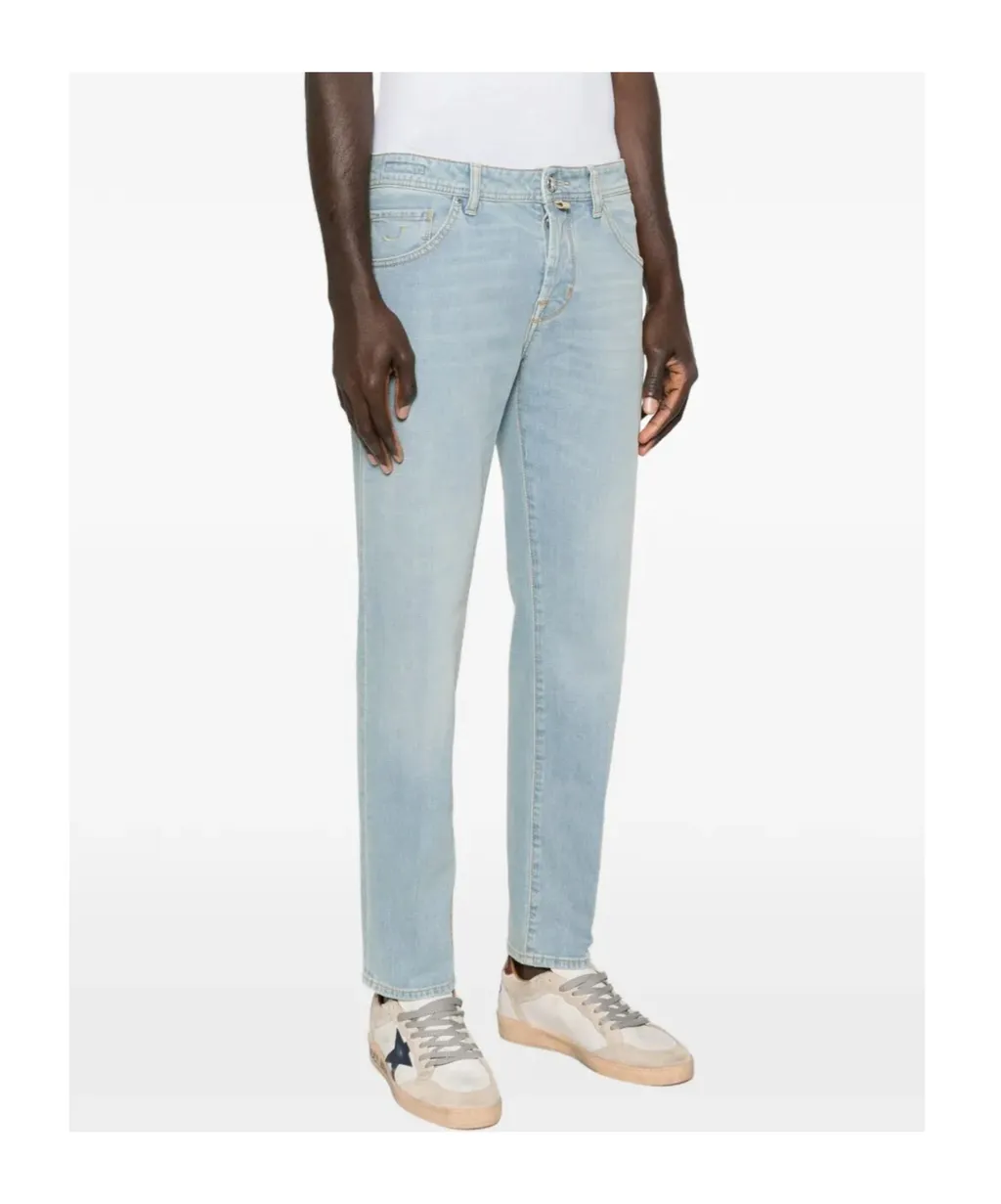 Cropped Slim Fit Jeans