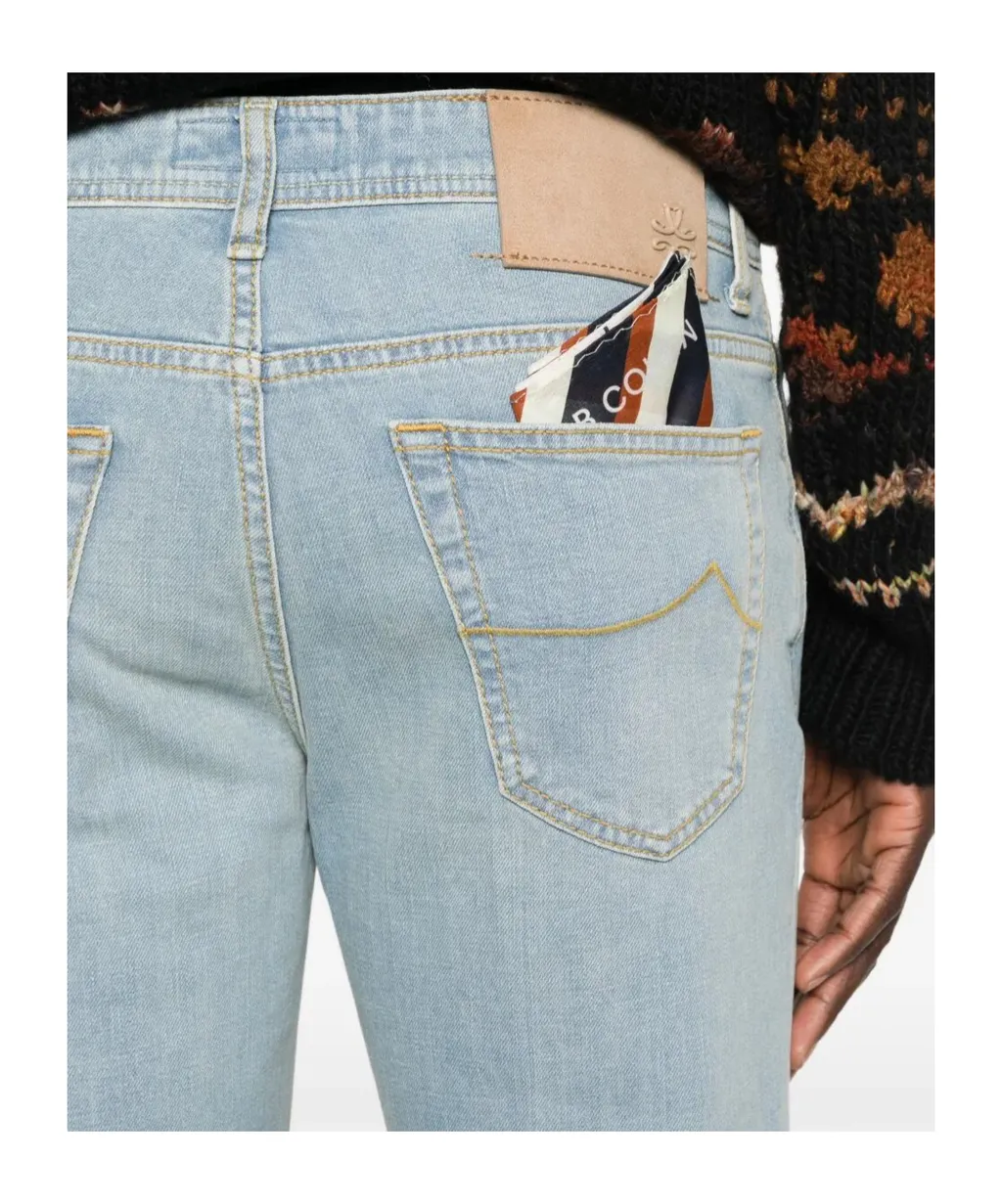Cropped Slim Fit Jeans