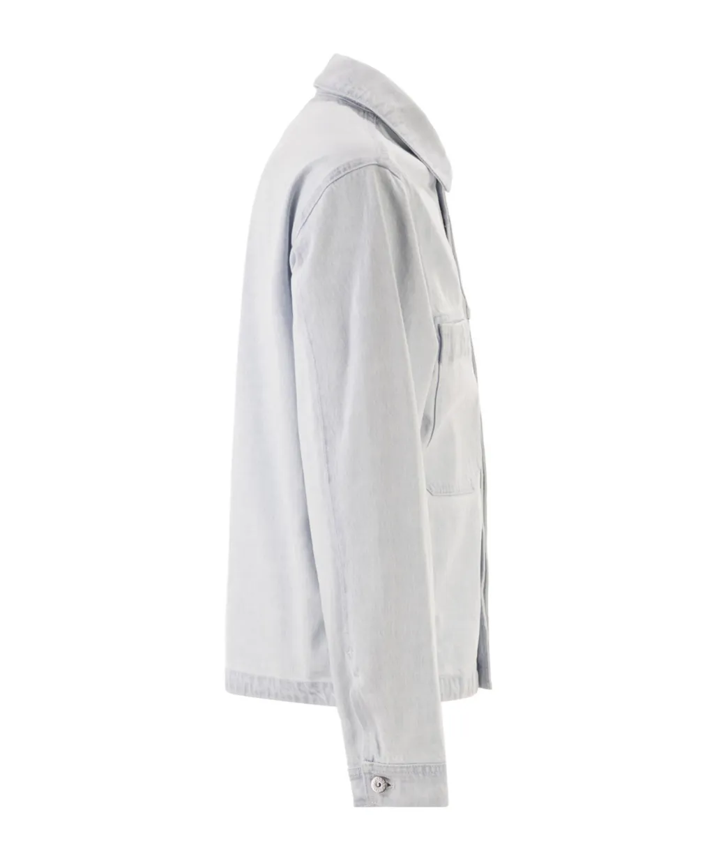 Stone Island Logo Patch Denim Jacket