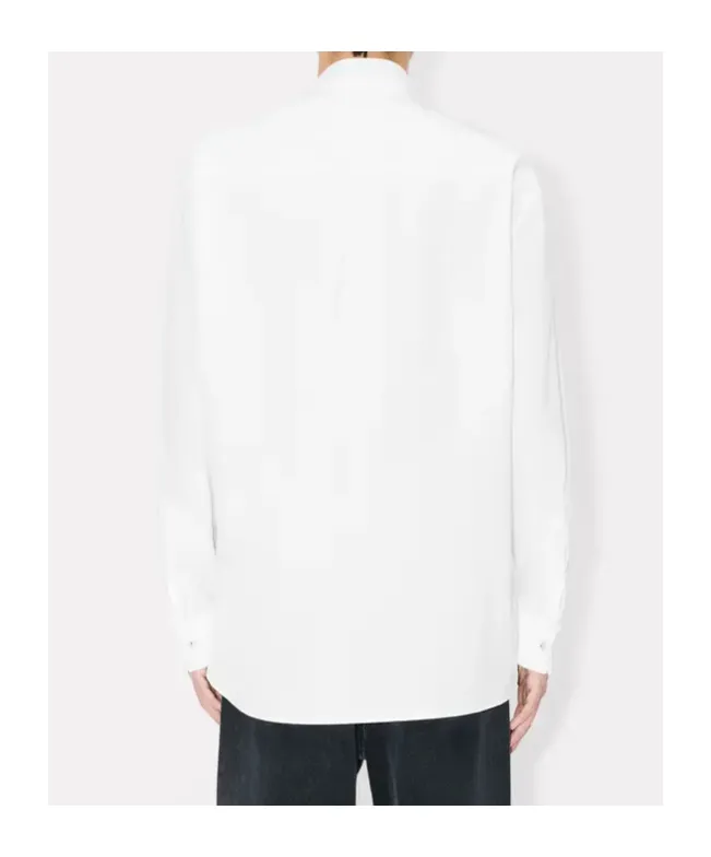 Bow Collar Shirt In Cotton