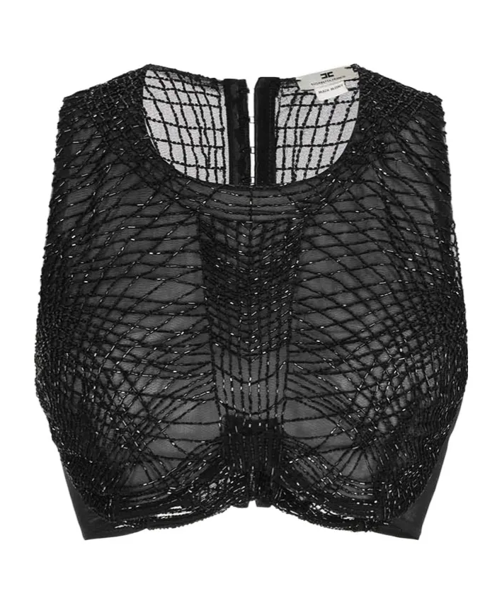 Embroidered-Crystals Top