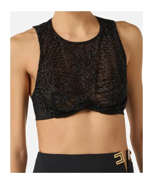 Embroidered-Crystals Top