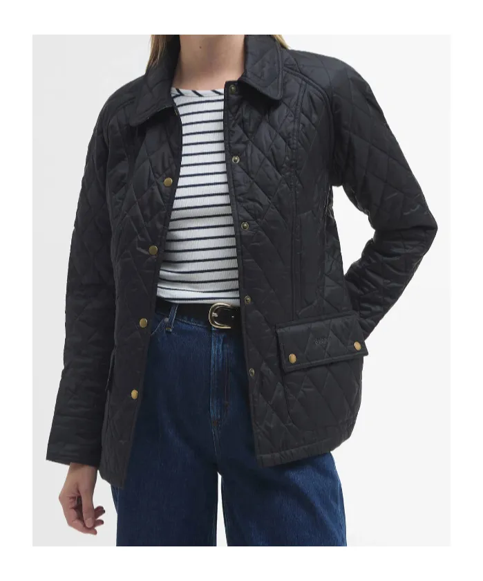 Beadnell Quilted Button Jacket