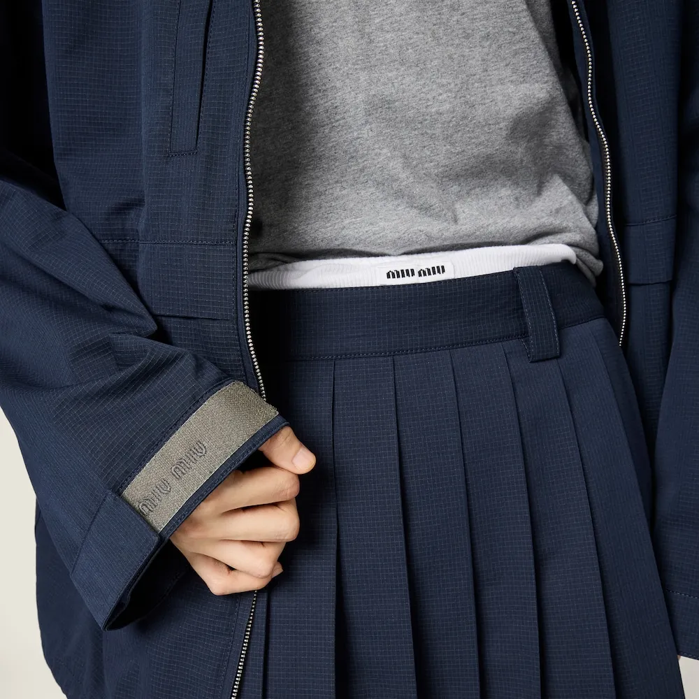 Drawstring Parka Coat