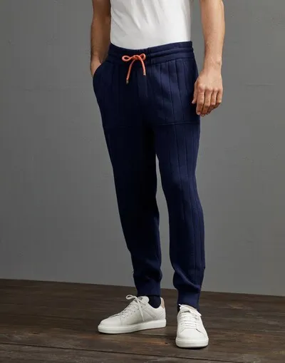 Cashmere Ribbed Joggers