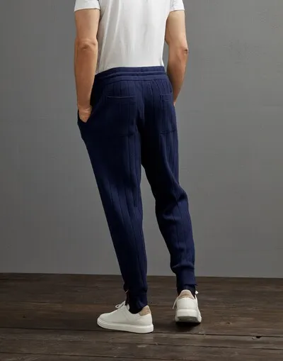 Cashmere Ribbed Joggers