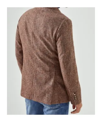 Mini Check-Print Single-Breasted Blazer