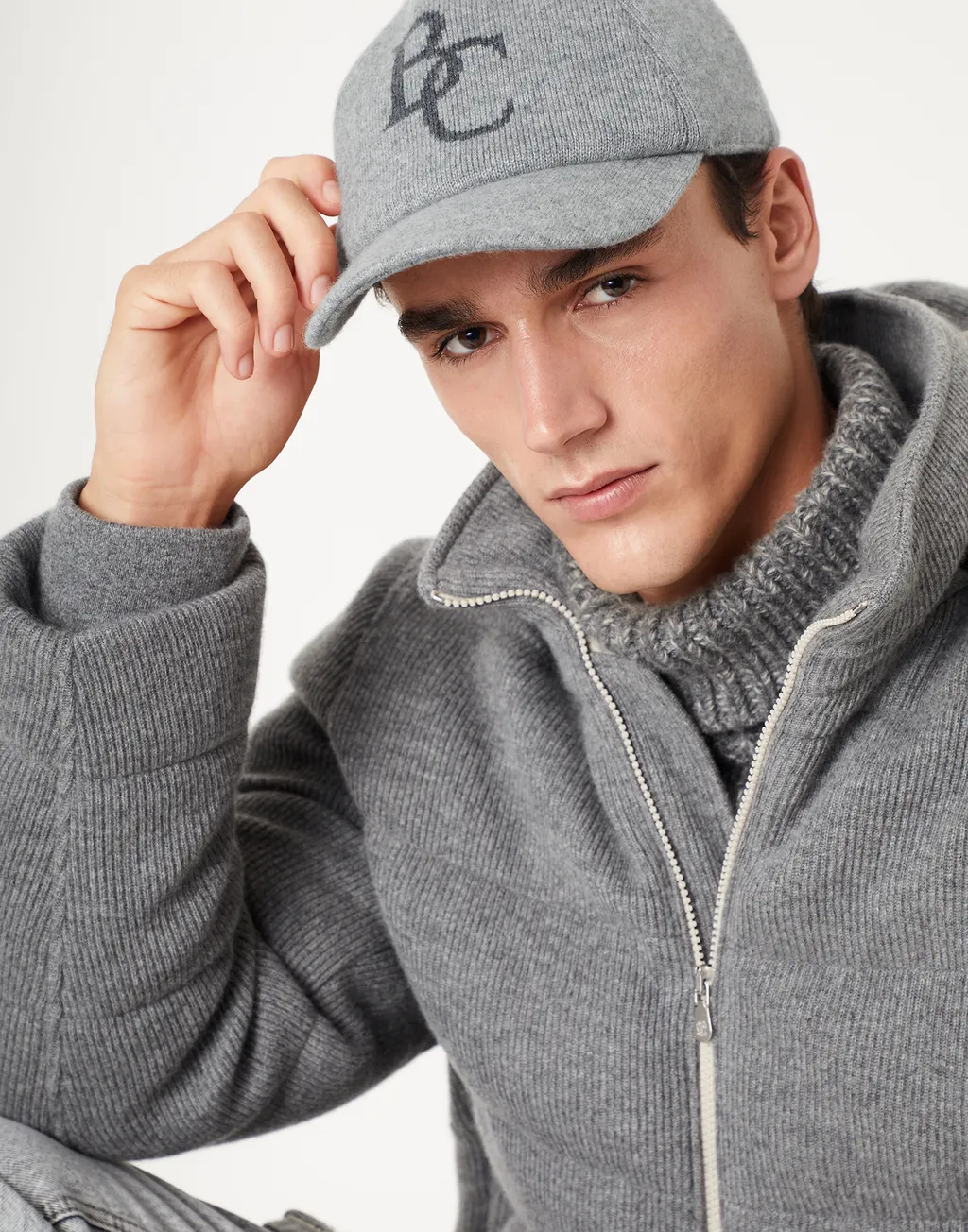 Logo Intarsia-Knit Cashmere Cap