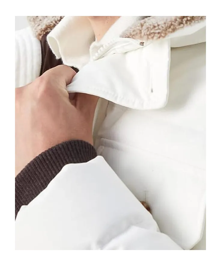 Cashmere-Lined Padded Coat