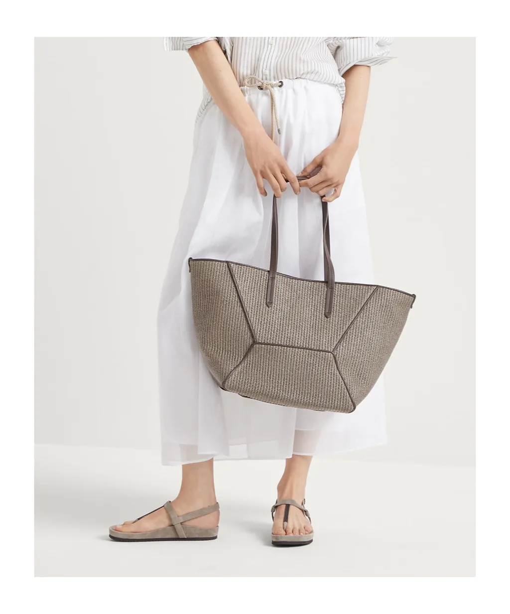 A-Line Cotton Maxi Skirt