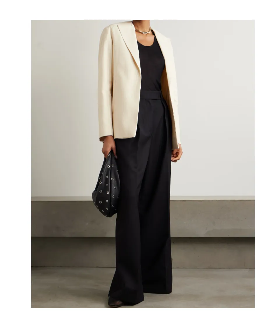 Rocco Textured Cotton-Blend Twill Blazer