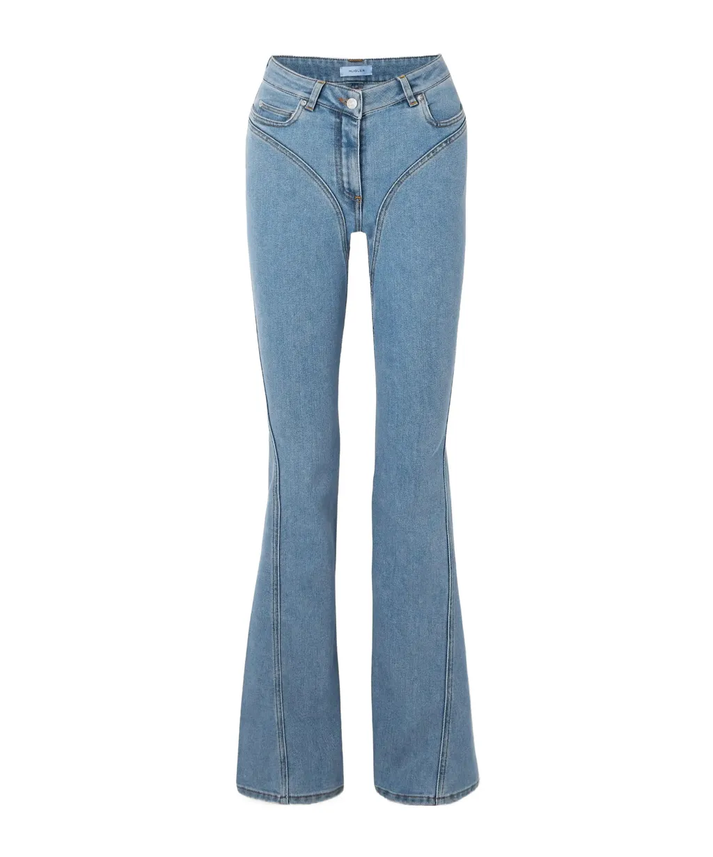 Mid-Rise Flared Jeans