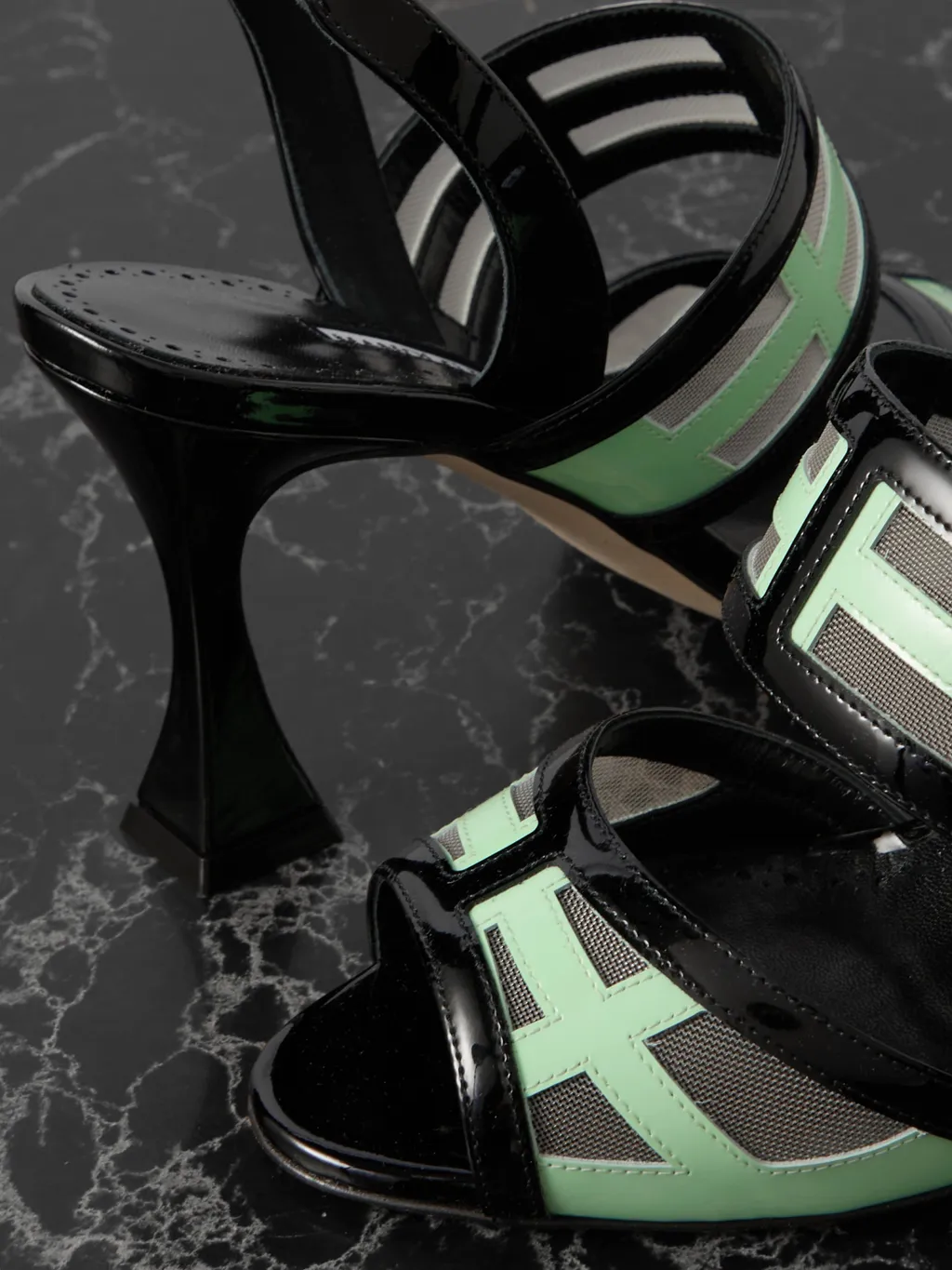 Avespa Hallow-Heeled Sandals