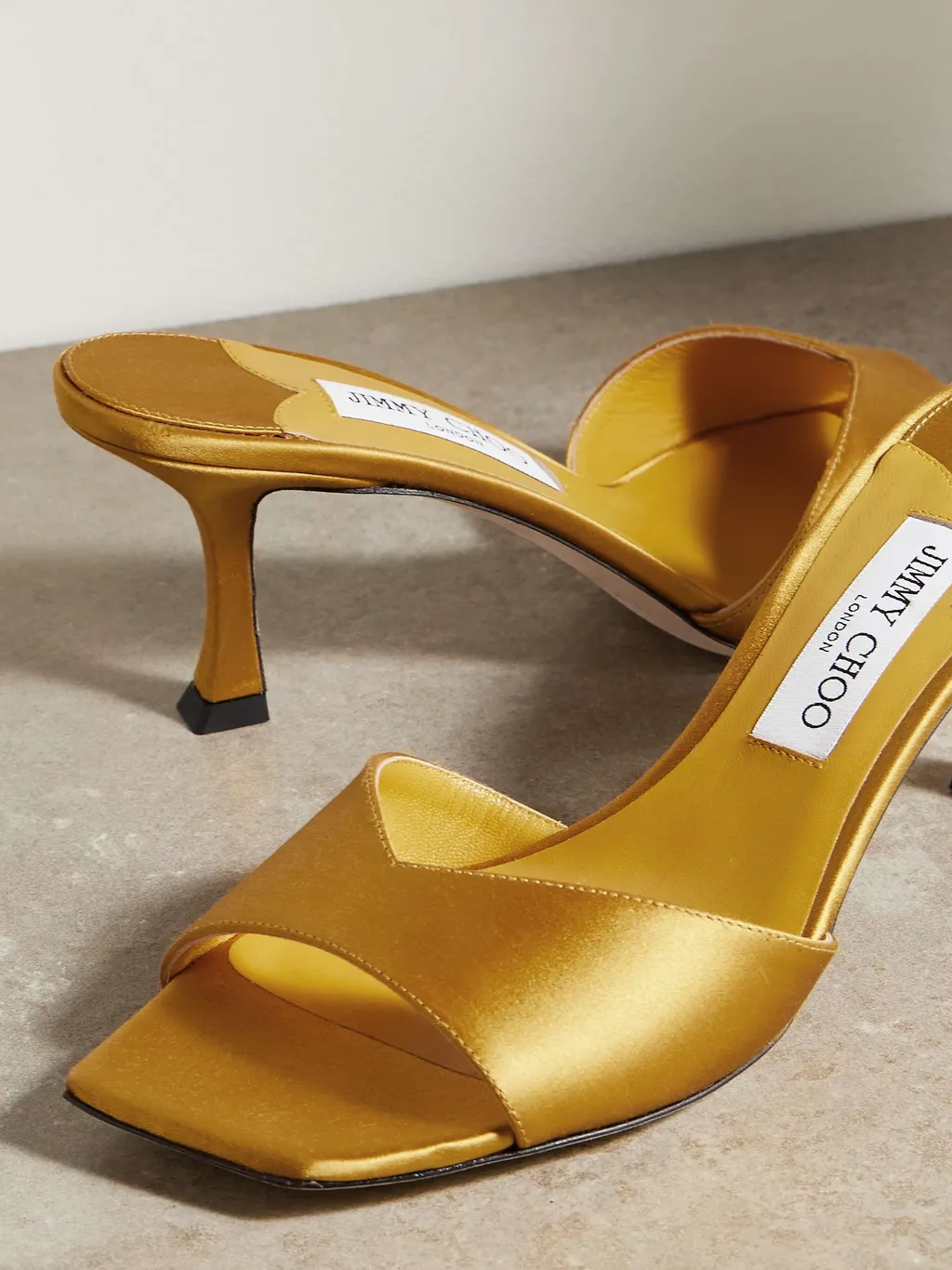 Square-Headed High-Heeled Sandals
