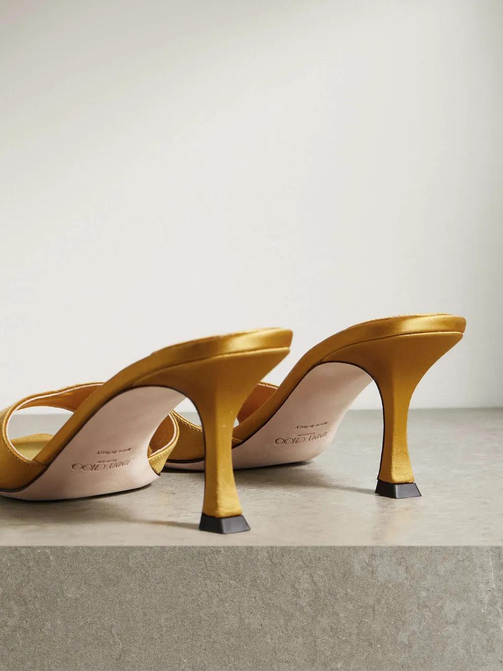 Square-Headed High-Heeled Sandals