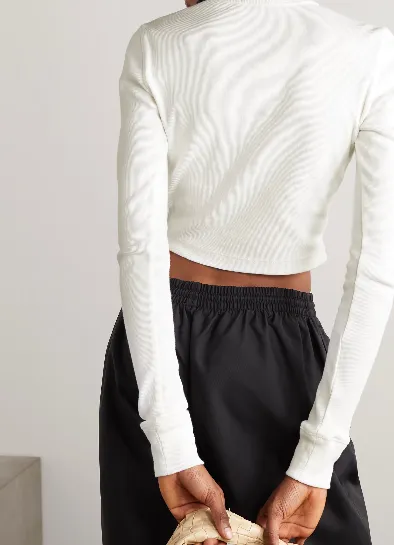 Knitted Long-Sleeved T-Shirt