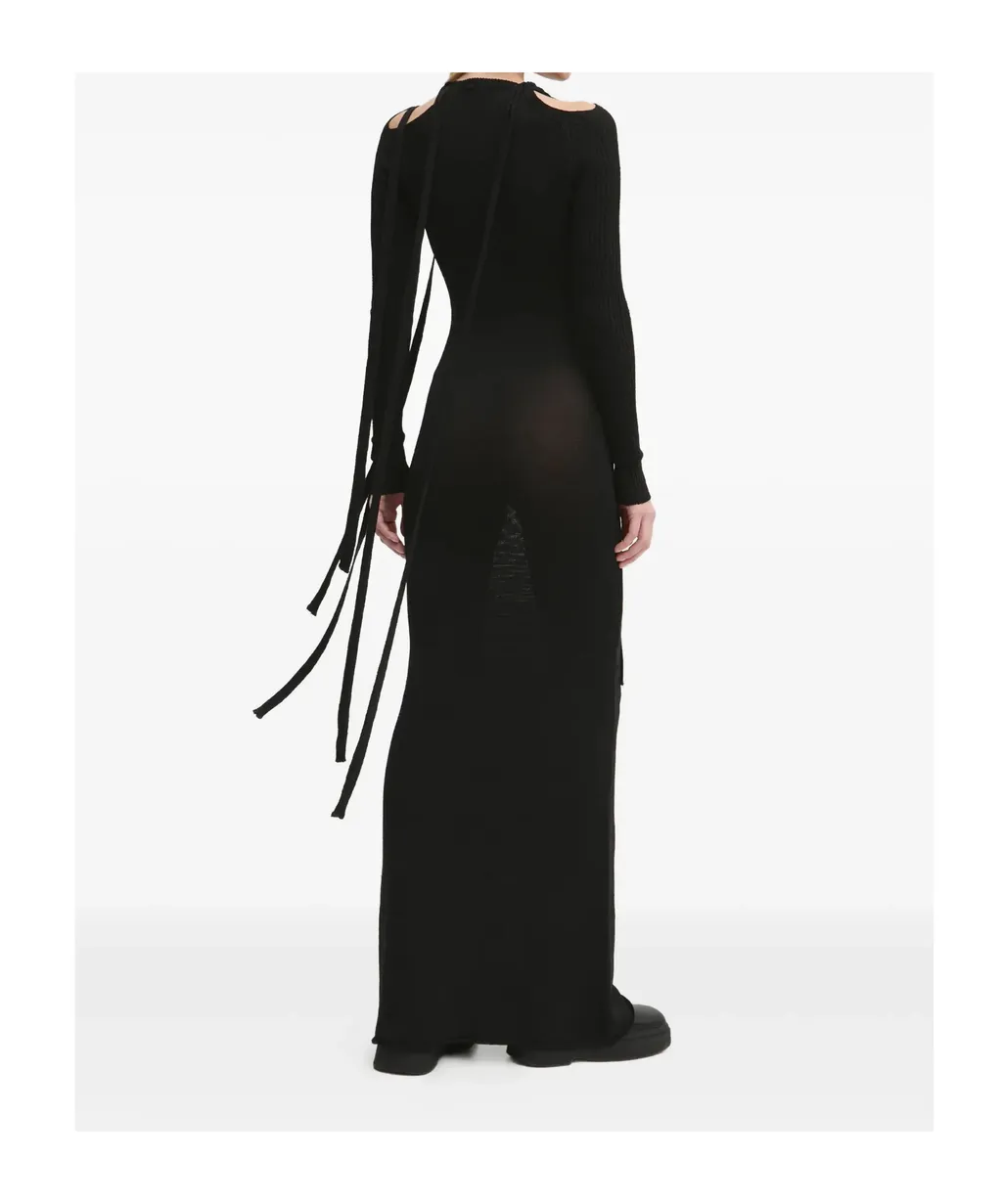 Cut-Out Tie Maxi Dress