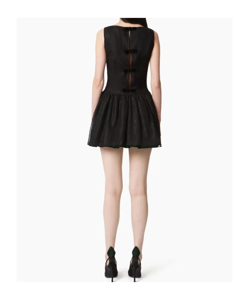 Nina Ricci Mini Dress With Peplum Hem