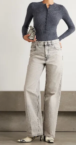 Bonnie High-Rise Straight-Leg Jeans