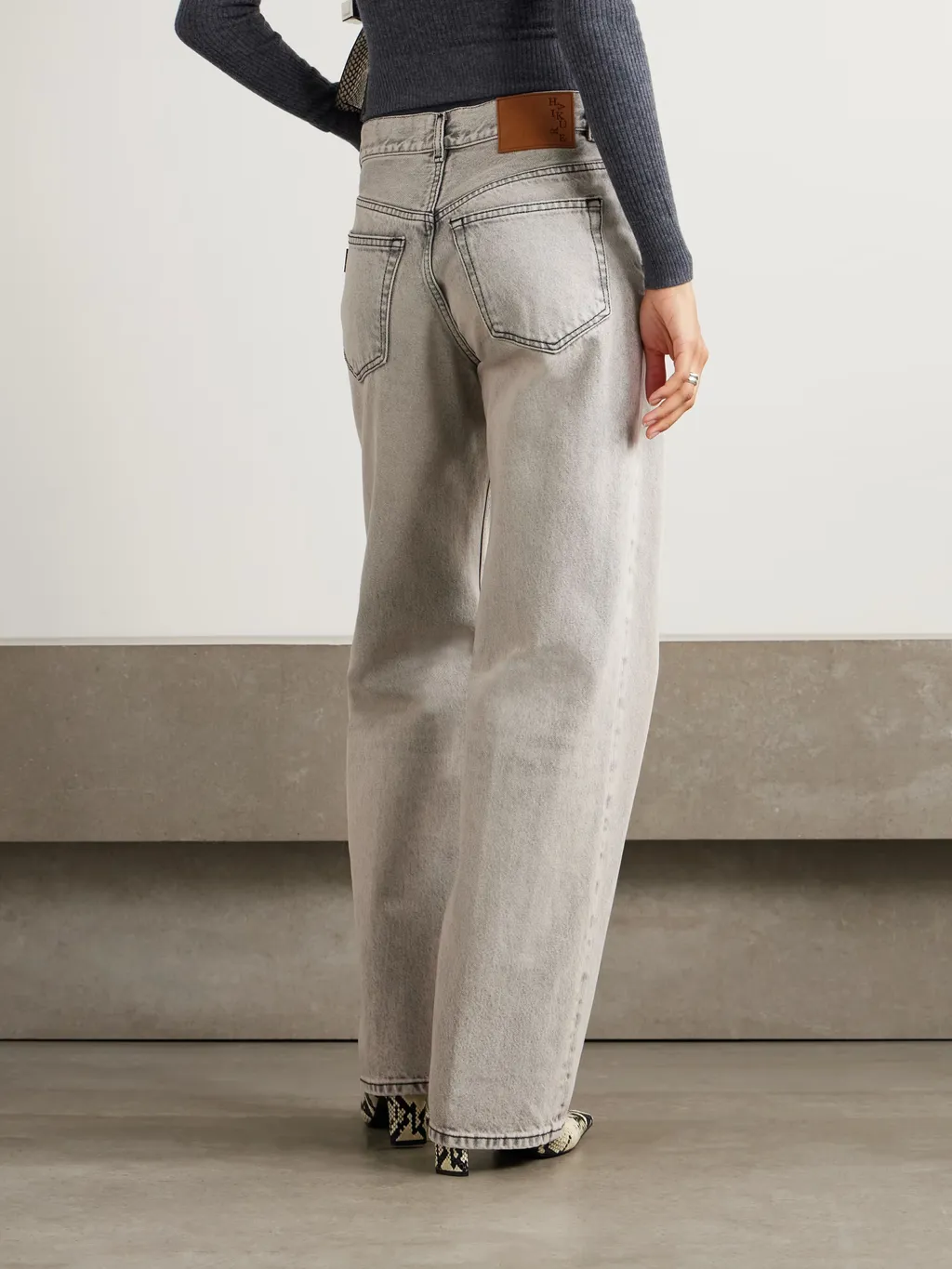 Bonnie High-Rise Straight-Leg Jeans
